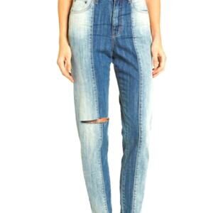 One Teaspoon Jeans Legends Two Tone Raw Hem 28